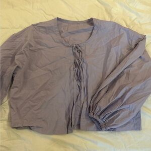 Daily drills poplin top